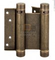 Дверная петля пружинная ALDEGHI 125x42x48 античная бронза