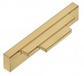 9429 0096 GB Ручка накладная, матовая латунь 96 мм