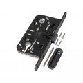 B06103.50.93.567 Замок межкомнатный (BOX) под цилиндр AGB MEDIANA POLARIS (черный) + отв. планка