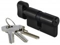 Цилиндровый механизм Morelli ключ-вертушка HS 70CK BL черный