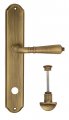 Дверная ручка на планке Fratelli Cattini "VIGNOLE" WC-2 PL02-BY матовая бронза