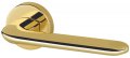 Дверная ручка раздельная EXCALIBUR URB4 GOLD-24 золото 24К