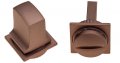 Фиксатор поворотный на MINI квадратном основании Fratelli Cattini WC-8 4FS-CU матовая медь