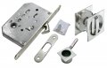 Комплект для раздвижных дверей Morelli MHS-2 WC SC матовый хром
