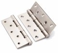 Петля дверная универсальная латунная (блистер) RENZ BH 125*70*3-4BB FH SN матовый никель