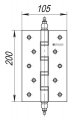 Петля врезная универсальная 4BB/E 200x105x3 WAB (матовая античная бронза)