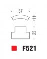Ручка кнопка модерн COLOMBO DESIGN F521-CM матовый хром