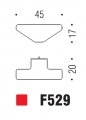 Ручка кнопка модерн COLOMBO DESIGN F529-CM матовый хром