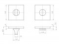 Ручка поворотная PUNTO BK6.K.ARC.Q52 (BK6 ARC) SSC-16 сатинированный хром