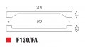 Ручка скоба модерн COLOMBO DESIGN F130FA-NM матовый черный 192 мм