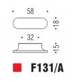 Ручка скоба модерн COLOMBO DESIGN F131A-CR полированный хром 32 мм