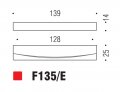Ручка скоба модерн COLOMBO DESIGN F135E-NM матовый черный 128 мм
